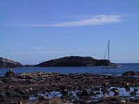 Warrior at anchor